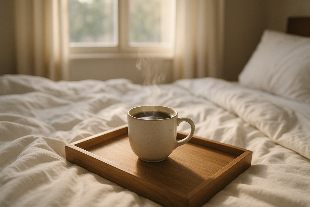 coffee in bed