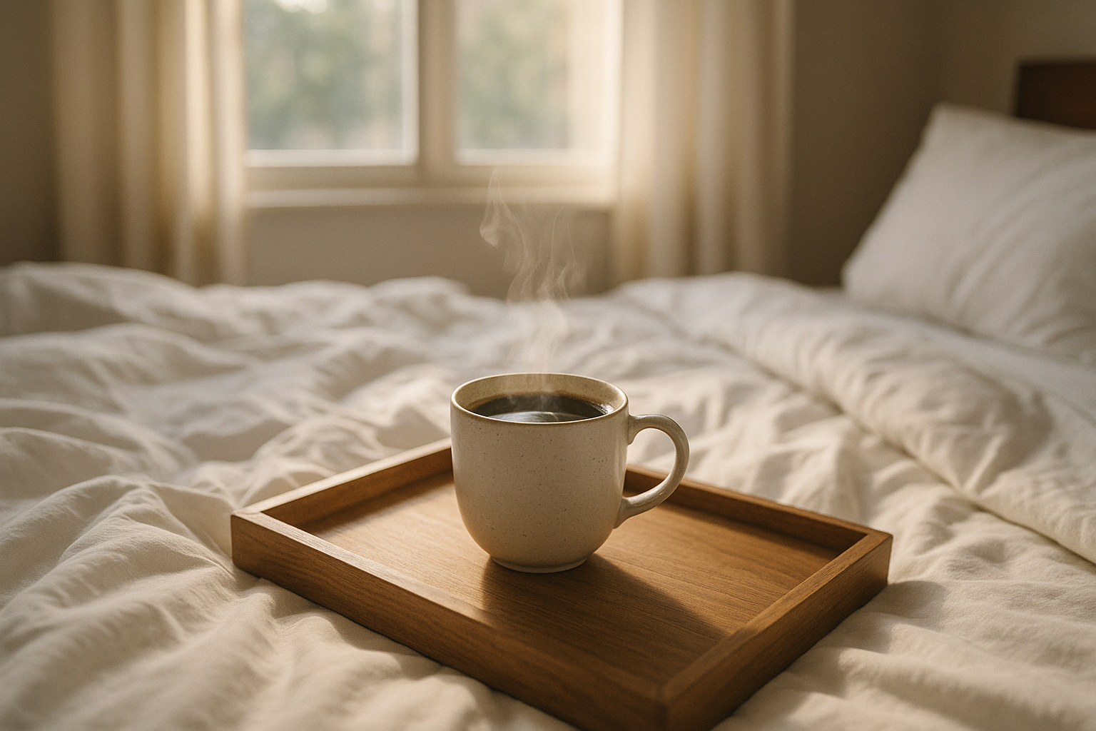 coffee in bed